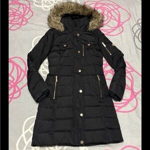 Michael Kors Black Fur Coat